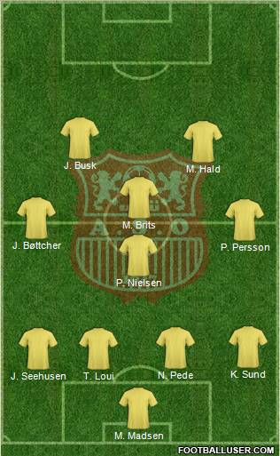 Amel Saad Olympic Chlef football formation