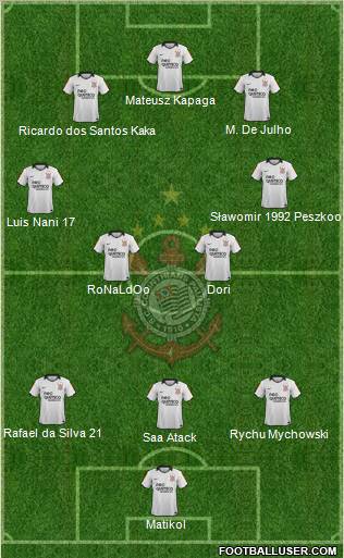 SC Corinthians Paulista Formation 2012