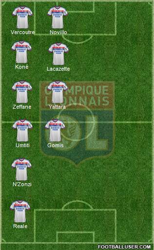 Olympique Lyonnais Formation 2012