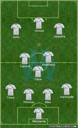 Olympique de Marseille Formation 2012
