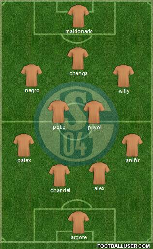 FC Schalke 04 Formation 2012