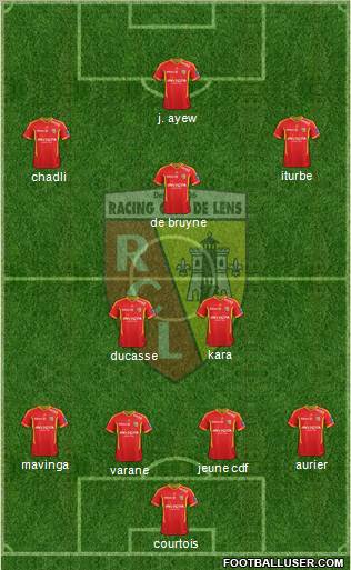 Racing Club de Lens Formation 2012