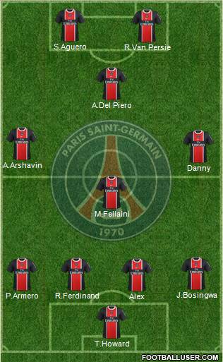 Paris Saint-Germain Formation 2012
