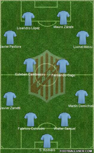 9 de Julio Formation 2012