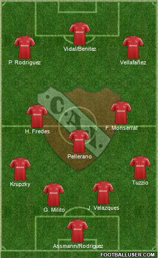 Independiente Formation 2012