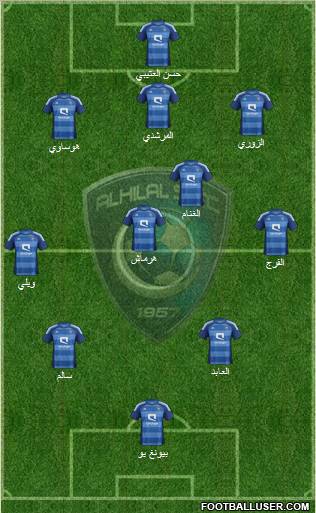 Al-Hilal (KSA) Formation 2012