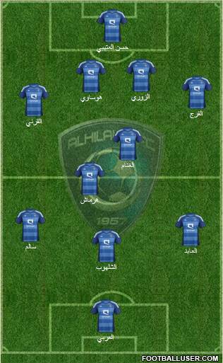 Al-Hilal (KSA) Formation 2012
