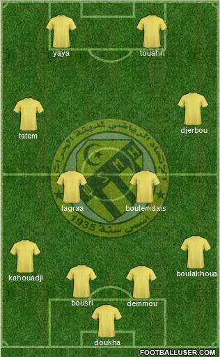 Union Sportive Madinet El-Harrach Formation 2012