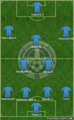 Union Sportive Monastirienne Formation 2012