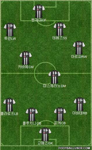 Newcastle United Formation 2012