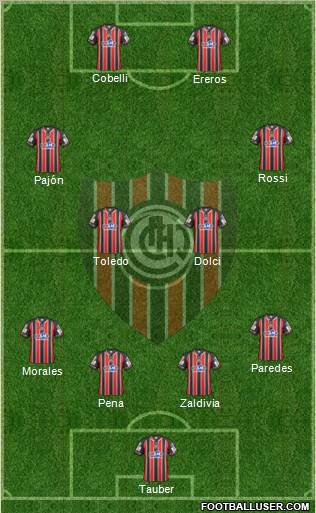 Chacarita Juniors Formation 2012