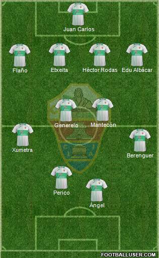 Elche C.F., S.A.D. Formation 2012