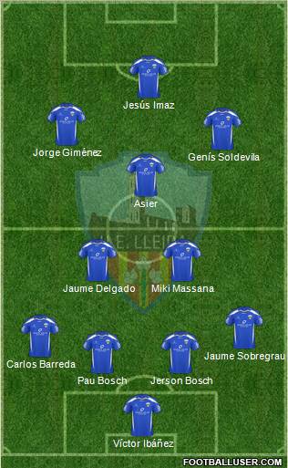 U.E. Lleida S.A.D. Formation 2012