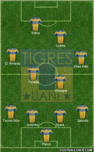 Club Universitario de Nuevo León Formation 2012