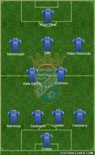 Xerez C.D., S.A.D. Formation 2012
