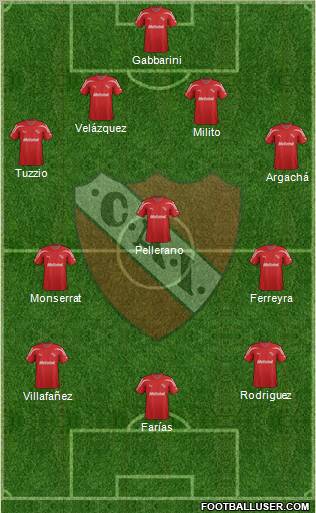Independiente Formation 2012