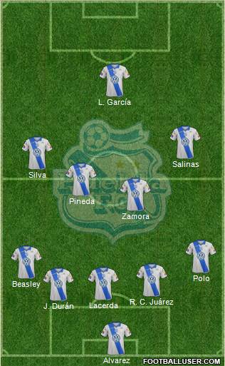 Club Puebla de la Franja Formation 2012