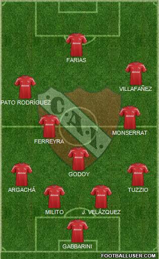 Independiente Formation 2012
