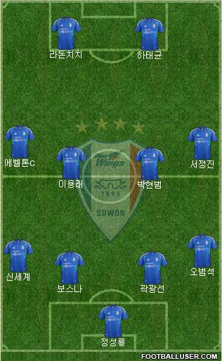 Suwon Samsung Blue Wings Formation 2012