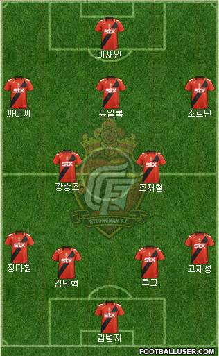 Gyeongnam FC Formation 2012