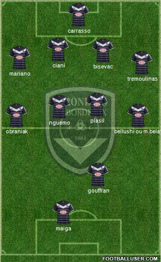 FC Girondins de Bordeaux Formation 2012