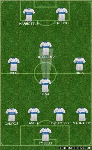 CD Universidad Católica Formation 2012