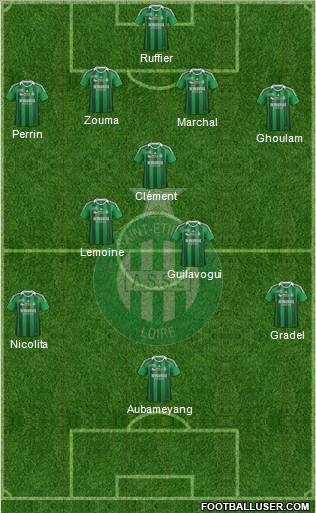 A.S. Saint-Etienne Formation 2012