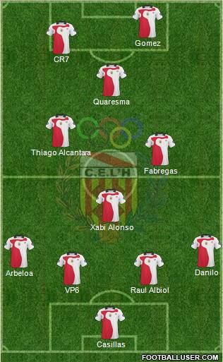 C.E. L'Hospitalet Formation 2012