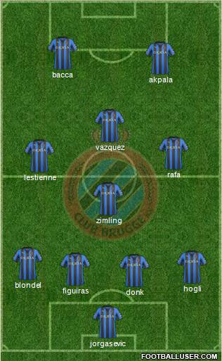 Club Brugge KV Formation 2012
