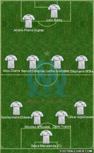 Olympique de Marseille Formation 2012