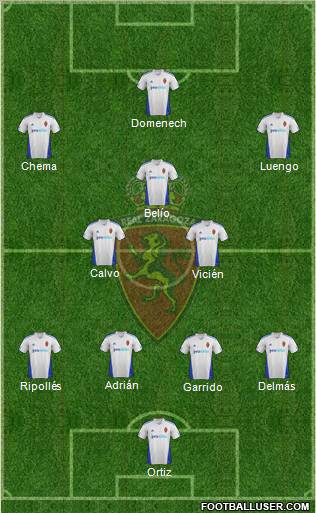 R. Zaragoza S.A.D. Formation 2012