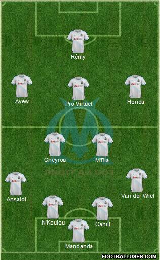 Olympique de Marseille Formation 2012