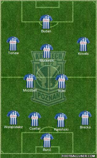 Lech Poznan Formation 2012