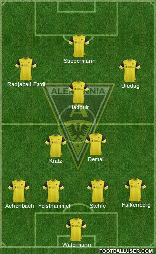 TSV Alemannia Aachen football formation