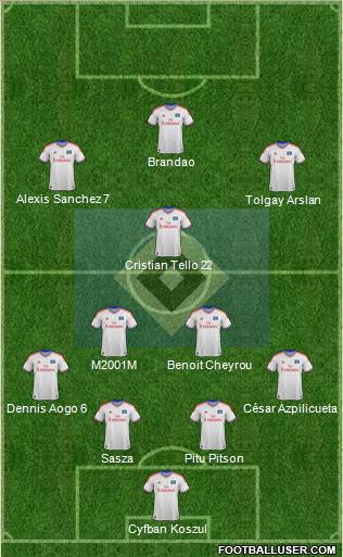 Hamburger SV Formation 2012