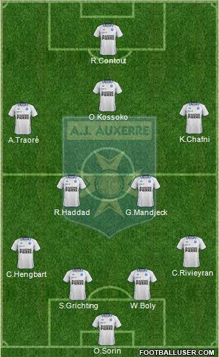 A.J. Auxerre Formation 2012