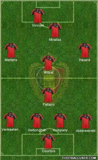 Belgium Formation 2012