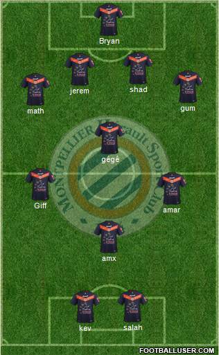 Montpellier Hérault Sport Club Formation 2012