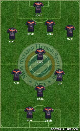 Montpellier Hérault Sport Club Formation 2012