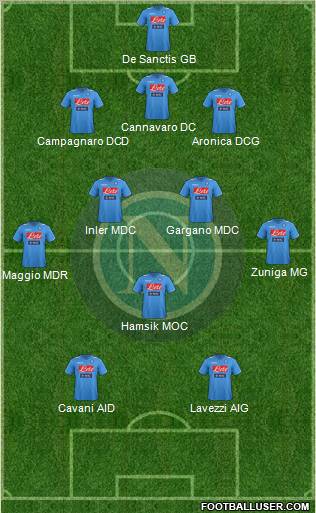 Napoli Formation 2012