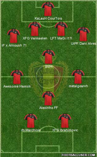 Belgium Formation 2012