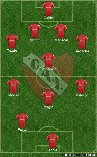 Independiente Formation 2012