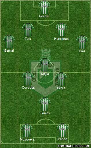 CDC Atlético Nacional Formation 2012