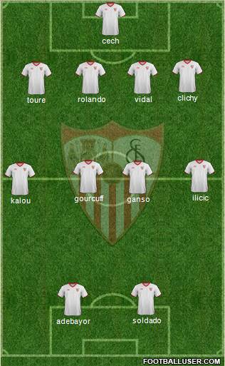 Sevilla F.C., S.A.D. Formation 2012