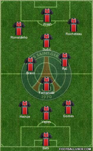 Paris Saint-Germain Formation 2012