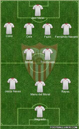 Sevilla F.C., S.A.D. Formation 2012