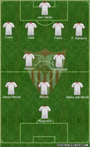 Sevilla F.C., S.A.D. Formation 2012