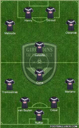 FC Girondins de Bordeaux Formation 2012