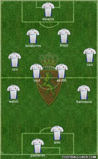 R. Zaragoza S.A.D. Formation 2012