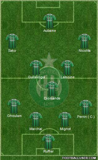 A.S. Saint-Etienne Formation 2012